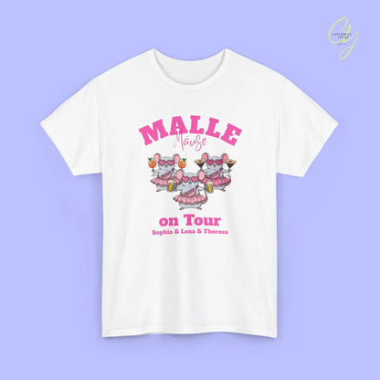 Malle Party Shirt — Malle Party Maus on tour Bierkrug, Spritz, Espresso Martini Customizable) Printify