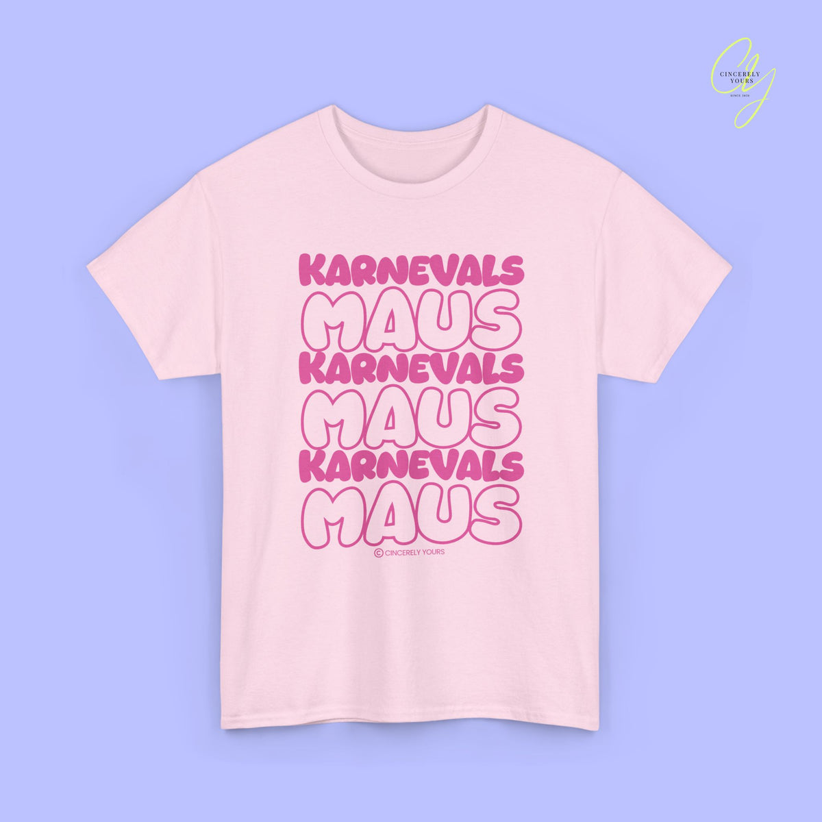 Karneval Shirt | Karnevals Maus pink