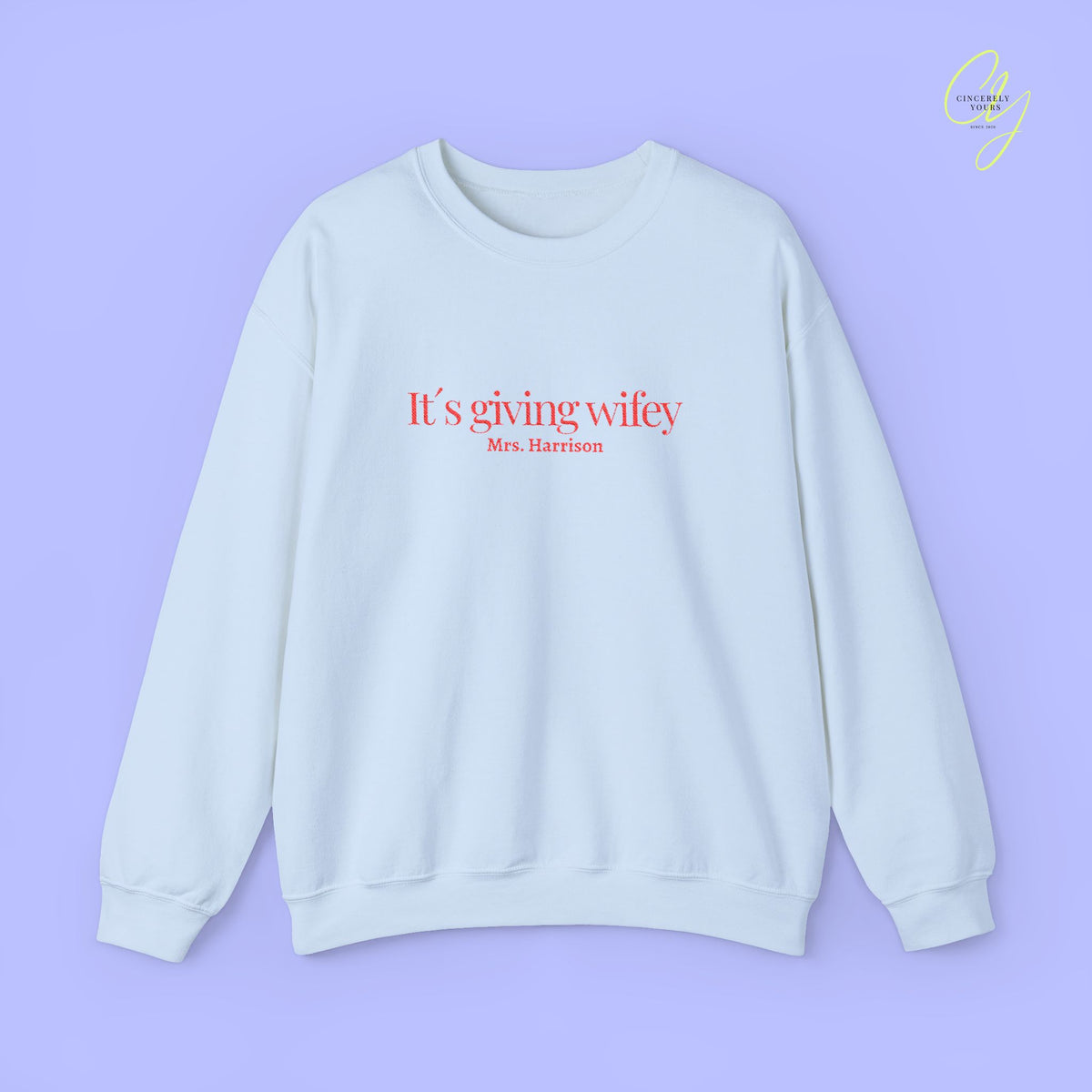 Bride Sweatshirt | EMBROIDERED It’s giving wifey