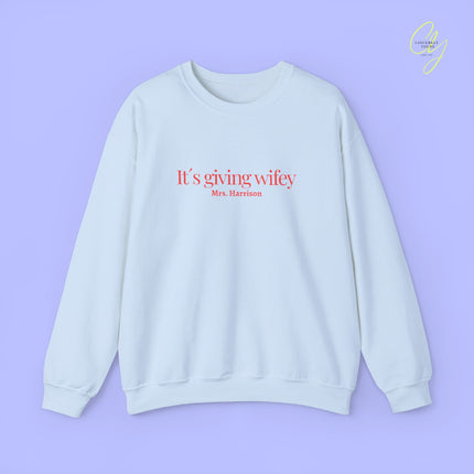 Bride Sweatshirt | BESTICKT Its giving wifey