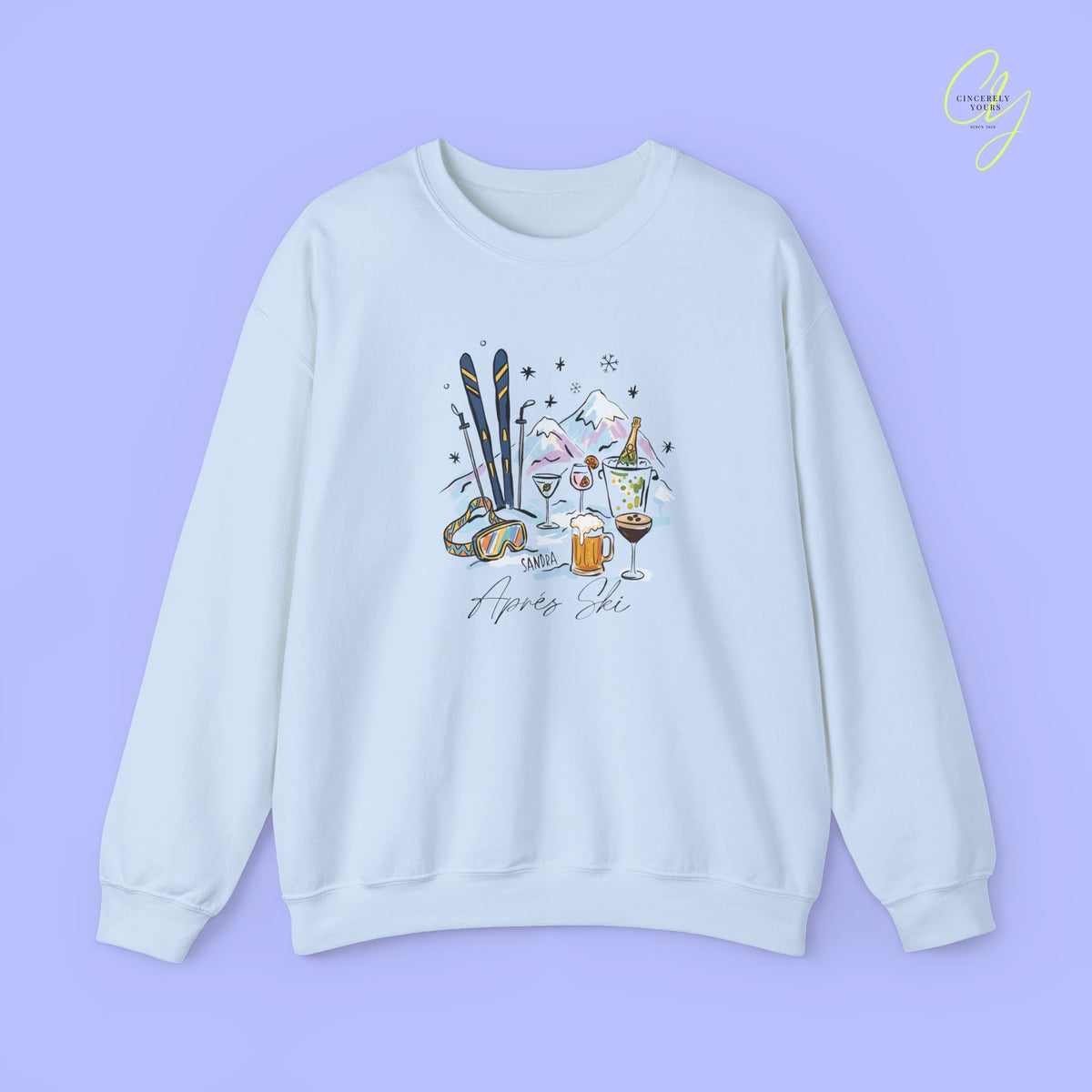 Apres Ski Sweatshirt | Cocktail Mountains