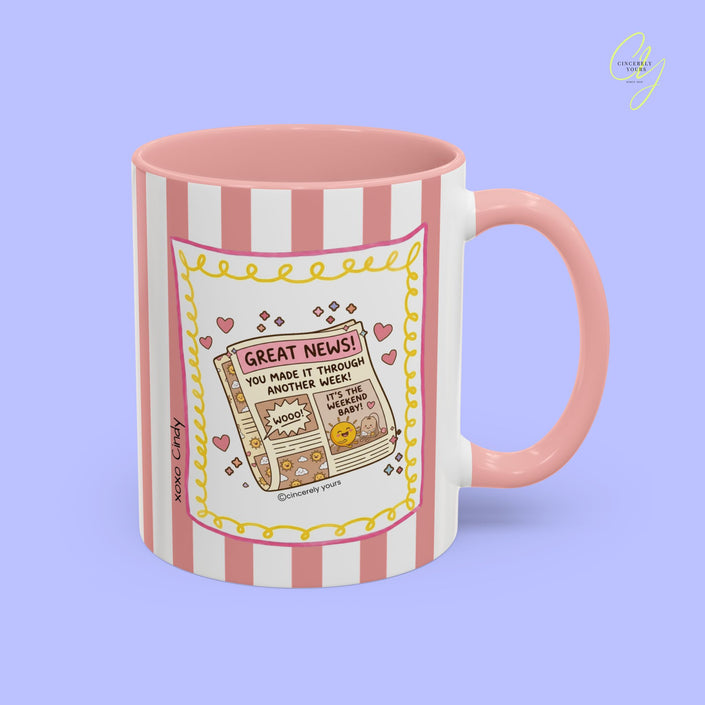 Motivation mug - You made it through another week personalized gift