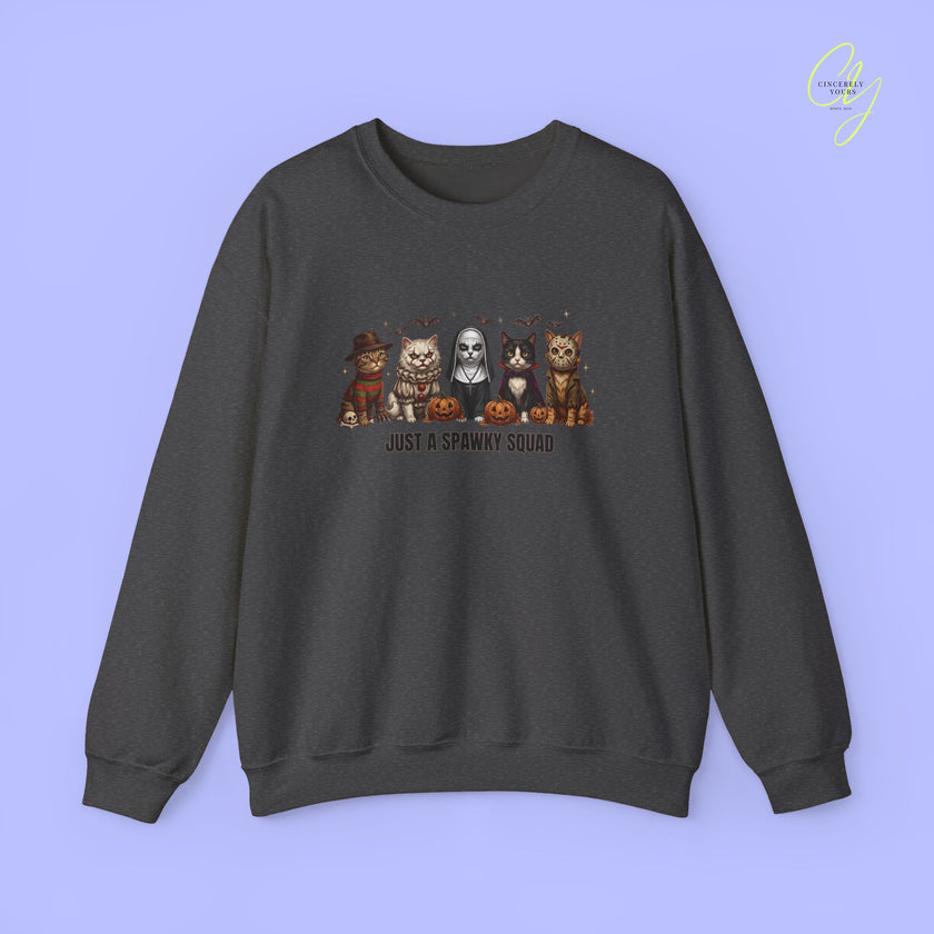 Cat Sweatshirt | Just a spooky squad
