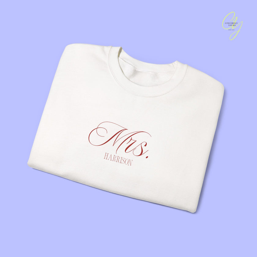 Braut-Sweatshirt | Mr und Mrs
