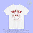 Mallemaus Shirt Malle - Party Shirt Malle Maus Bierkrug zum Saufen da (Personalisierbar)