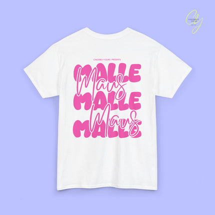 Mallemaus Shirt | Malle Maus Pink Bubble font