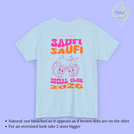 Saufi Saufi Social Club Bierkrug - Malle Shirt Backprint
