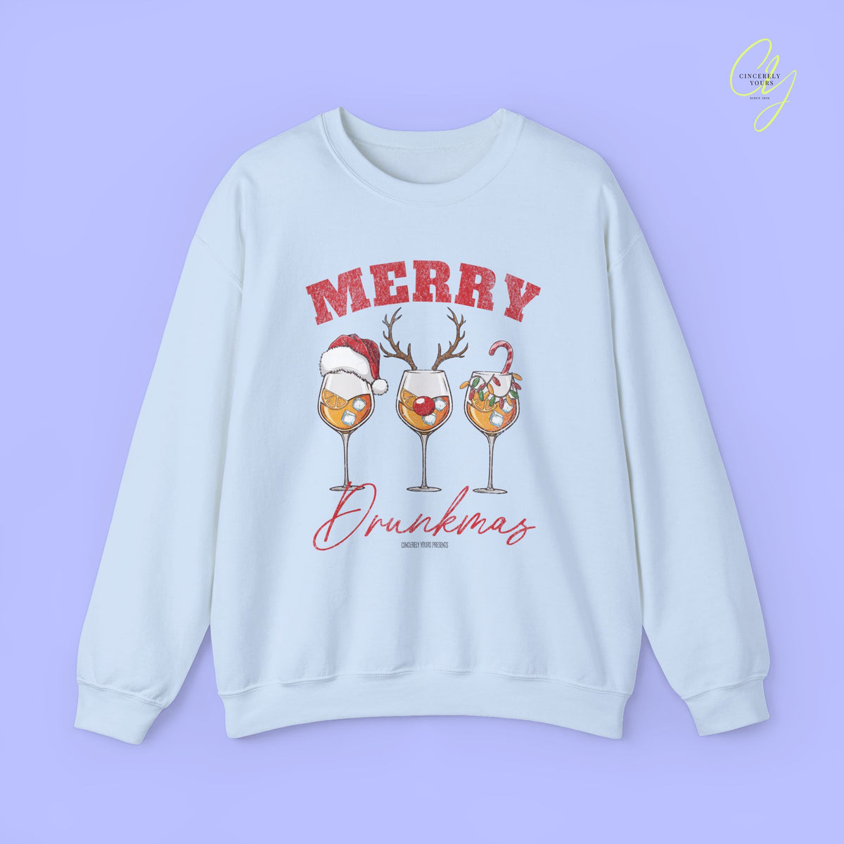 Christmas Sweatshirt | Merry Drunkmas Spritz