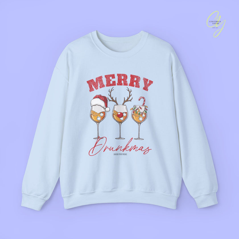 Christmas Sweatshirt | Merry Drunkmas Spritz