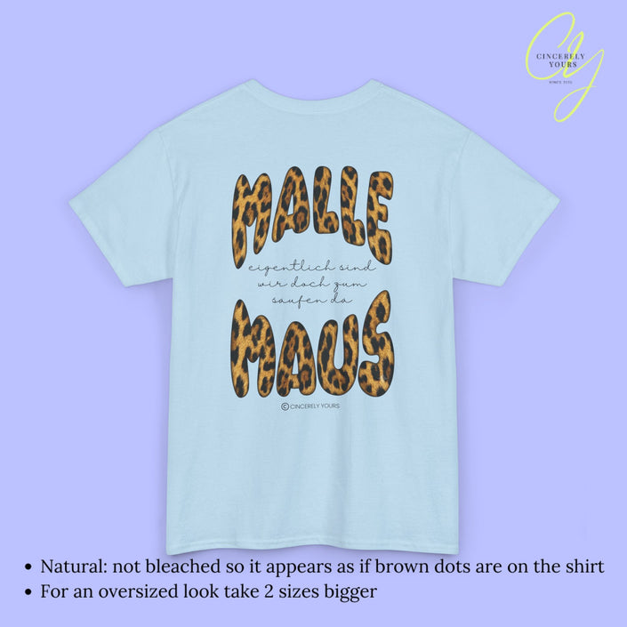 Mallemaus Shirt | Malle Maus Leopard Eigentlich sind wir zum saufen da