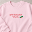 Bride Sweatshirt | BESTICKT first christmas as a mrs