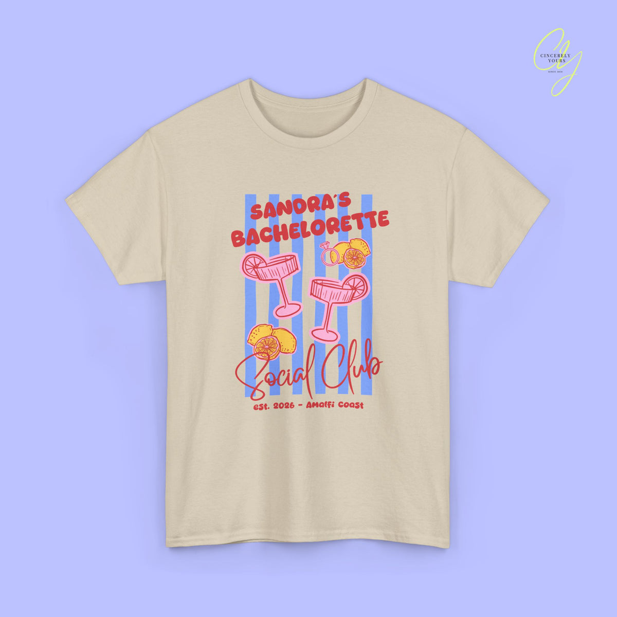 JGA Shirt | Italian Summer hand drawn