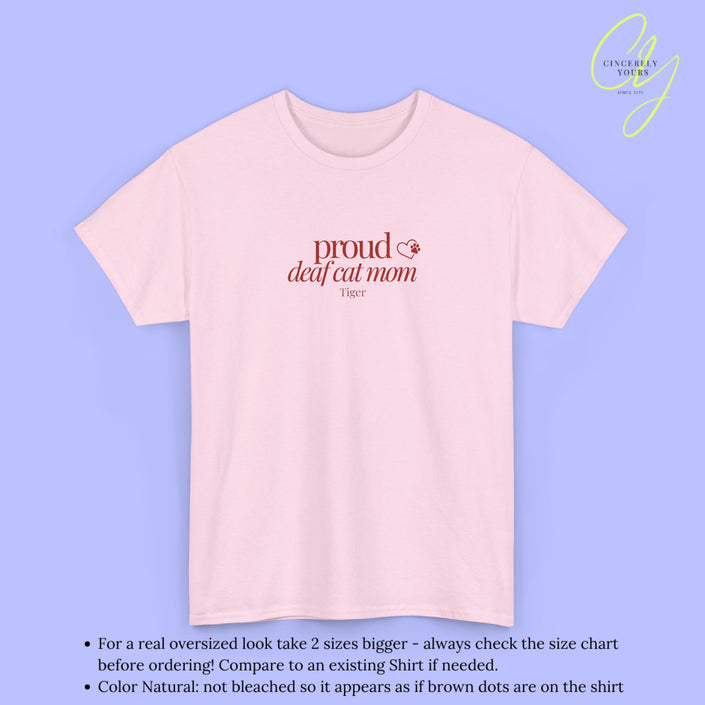 Cat Shirt | Proud deaf cat mom