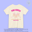Coquette  Bachelorette Party Tee — The Bride Crew cherry bow Champagne (Customizable) Cincerely Yours