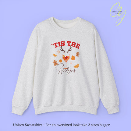 Christmas Sweatshirt | Tis the season Spritz Cocktail