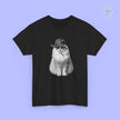 Cat Shirt | Bootleg cat cowboy smoking