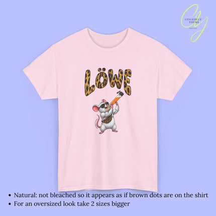 Mallemaus Shirt Malle Maus Löwe - Muskel Maus Bauchtasche Säule