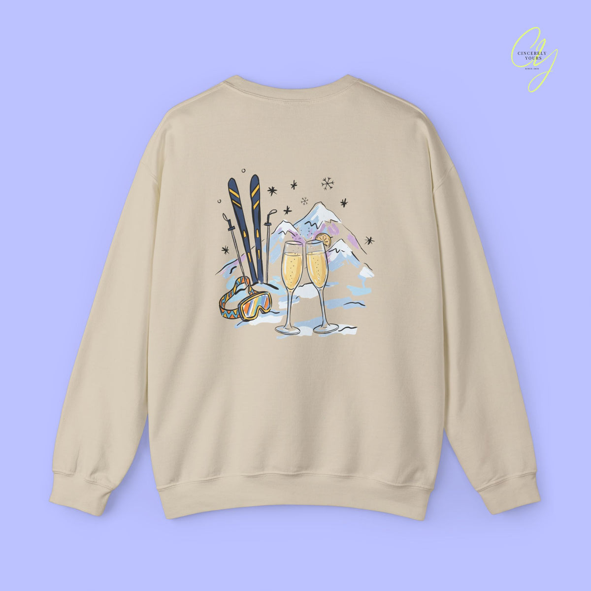 Aprés Ski Sweatshirt |  Mountains Mimosa