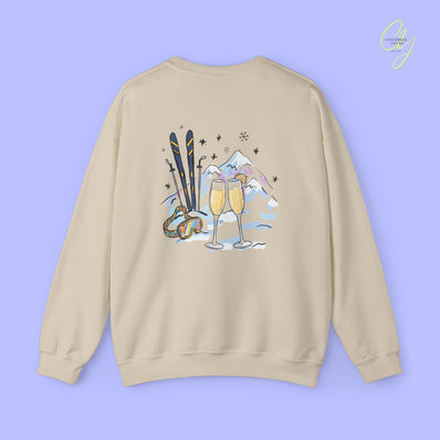 Aprés Ski Sweatshirt |  Mountains Mimosa