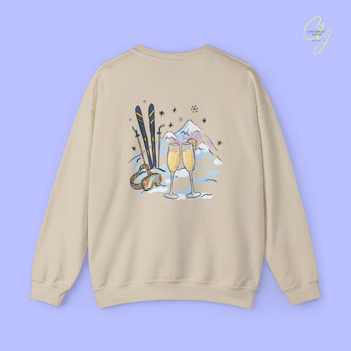 Aprés Ski Sweatshirt |  Mountains Mimosa