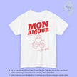 Malle Shirt Mon Amour— My heart burns only for you beer mugs backprint only
