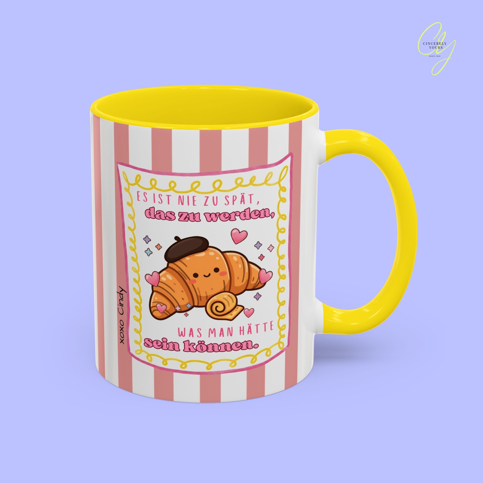 Motivation mug - Es ist nie zu spät, das zu werden, was man hätte sein können personalized gift