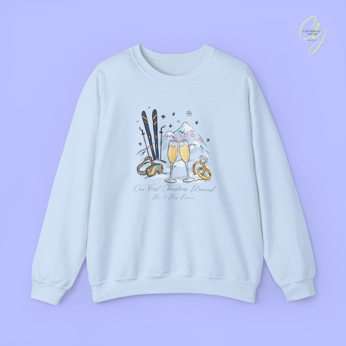 Bride Sweatshirt | Our First Christmas Married