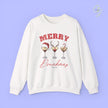 Christmas Sweatshirt | Merry Drunkmas Espresso Martini