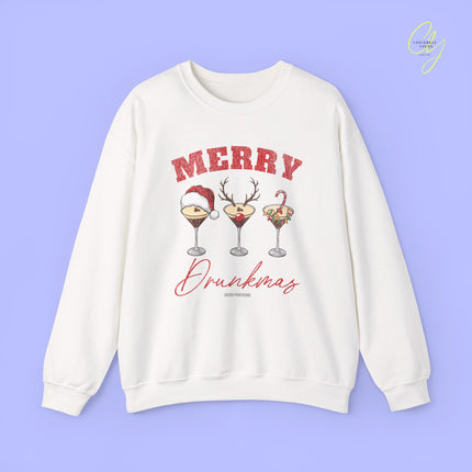 Christmas Sweatshirt | Merry Drunkmas Espresso Martini