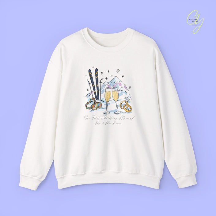 Bride Sweatshirt | Our First Christmas Married