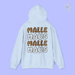 Mallemaus Hoodie Malle Maus Leopard— Malle Sweatshirt Traveloutfit (Personalisierbar)
