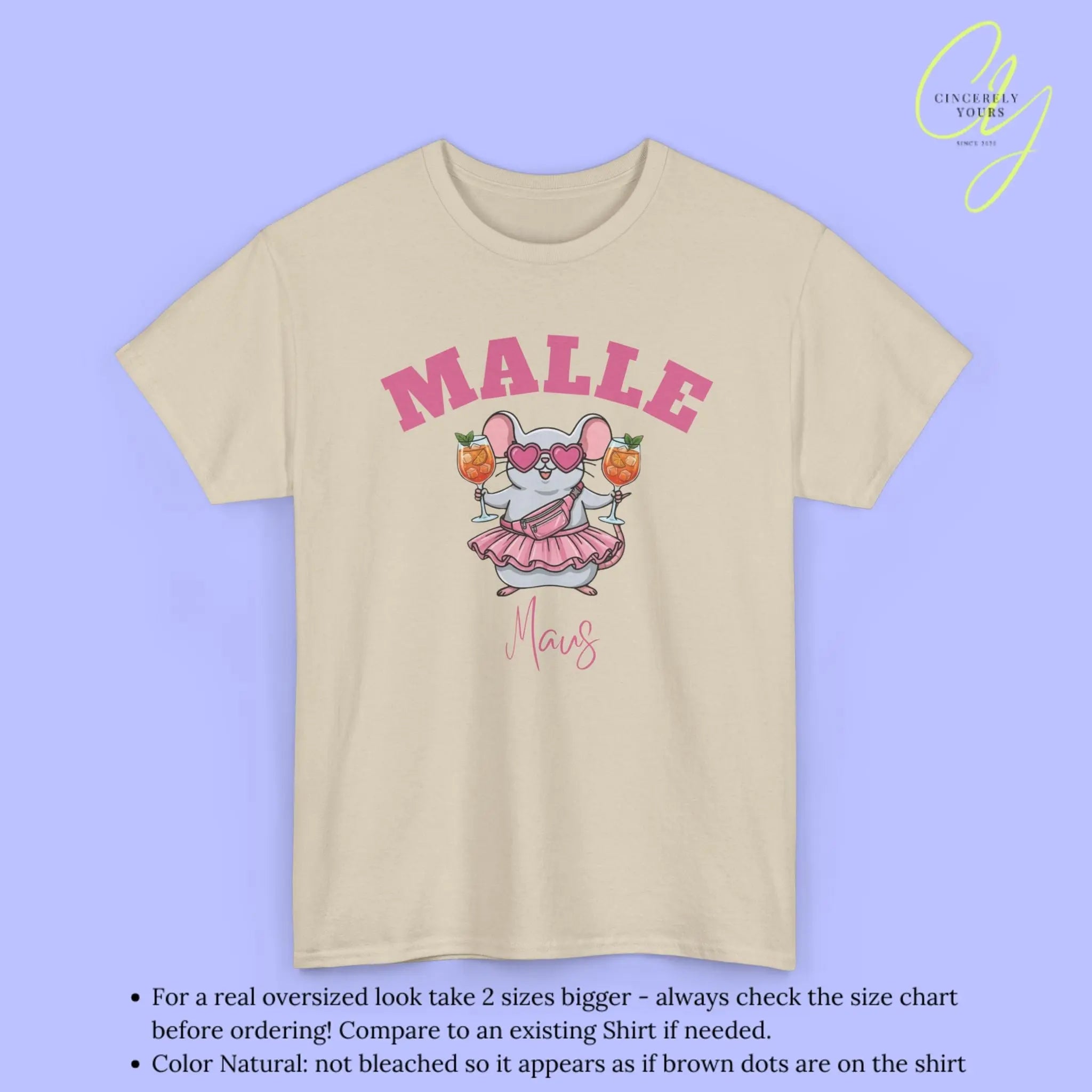 Malle Party Shirt — Malle Party Maus Spritz Bauchtasche Cincerely Yours