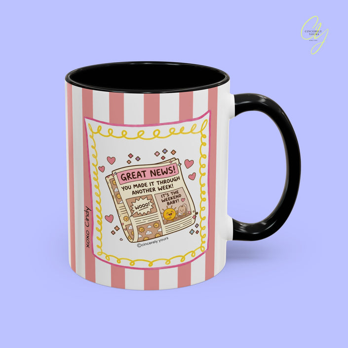 Motivation mug - You made it through another week personalized gift