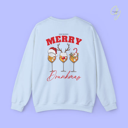 Christmas Sweatshirt | Merry Drunkmas Spritz Cocktail