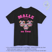 T-shirt Mallemaus Malle - T-shirt de fête Malle Maus on Tour Impression dos Chope de bière Spritz Espresso Martini (Personnalisable)