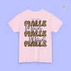 Mallemaus Shirt | Malle Maus Leopard Black Bubble font