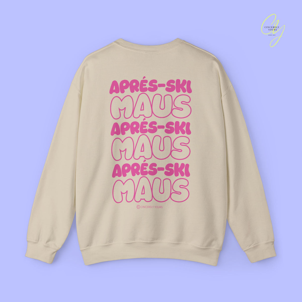Party Sweater | Apres Ski Mouse Pink Bubble
