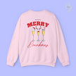 Christmas Sweatshirt | Merry Drunkmas Prosecco