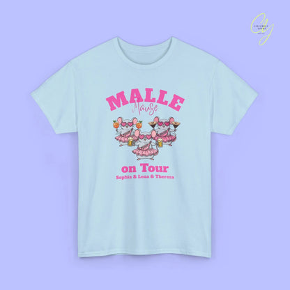Malle Party Shirt — Malle Party Maus on tour Bierkrug, Spritz, Espresso Martini Customizable) Printify