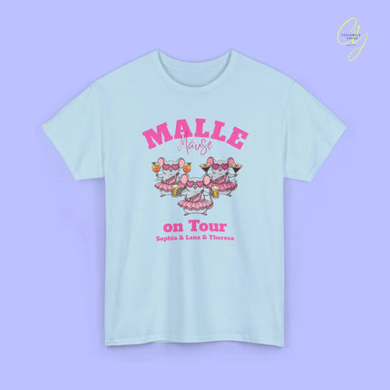 Malle Party Shirt — Malle Party Maus on tour Bierkrug, Spritz, Espresso Martini Customizable) Printify