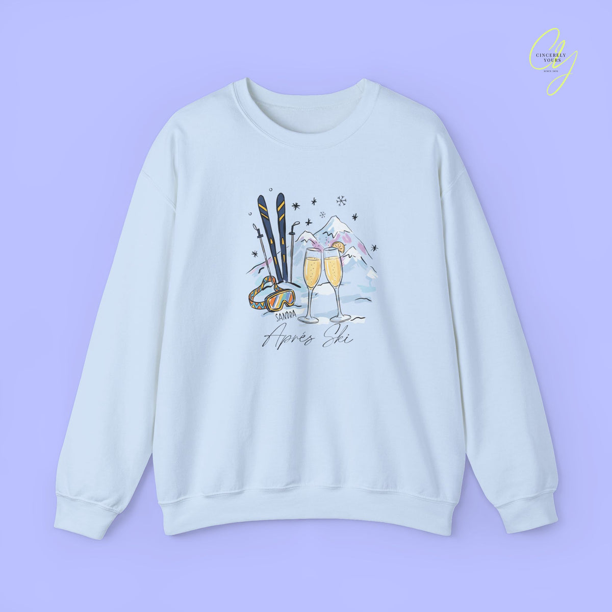 Apres Ski Sweatshirt | Prosecco Mountains