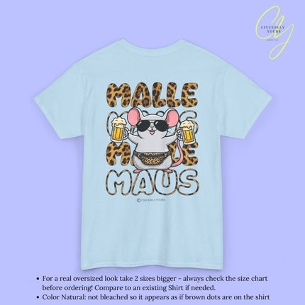 Mallemaus Shirt Malle Maus Leopard —  Leoparden Malle Maus OG Bierkrug (Customizable)