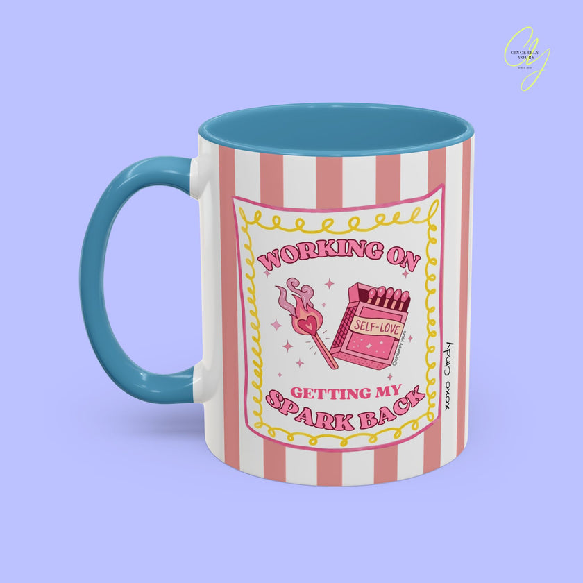 Self love mug - getting my spark back personalized gift
