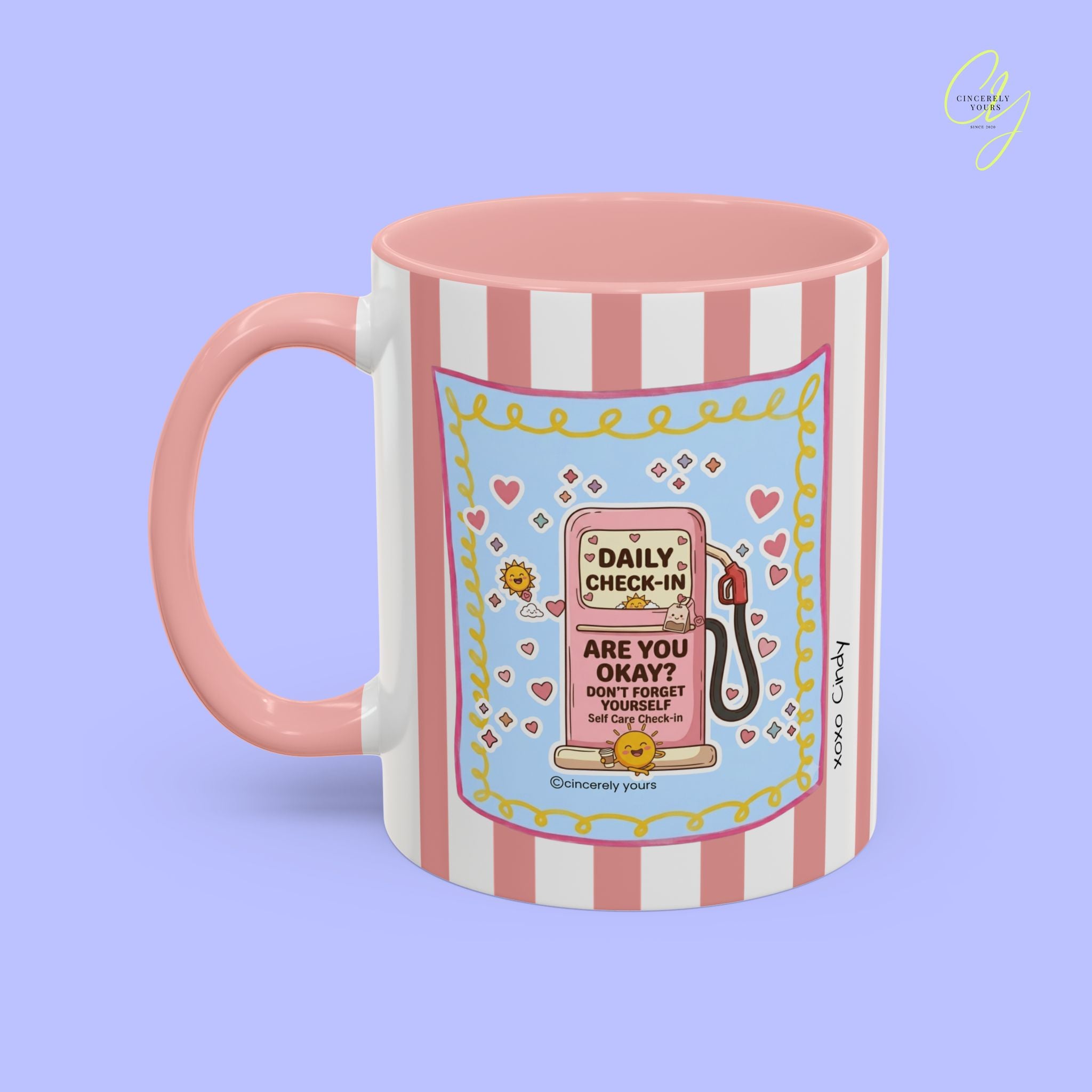 Self care mug - are you okay daily care personalized gift