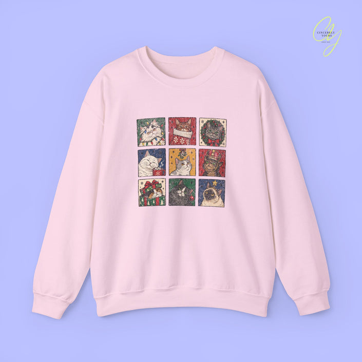 Cat Sweatshirt | Christmas Cats