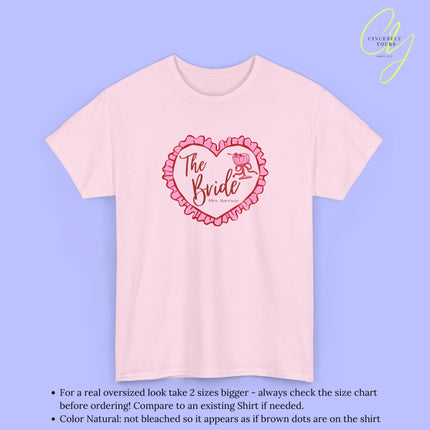 Bride Shirt | The Bride coquette heart