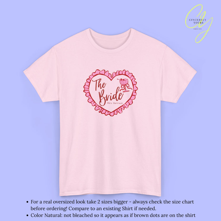 Bride Shirt | The Bride coquette heart