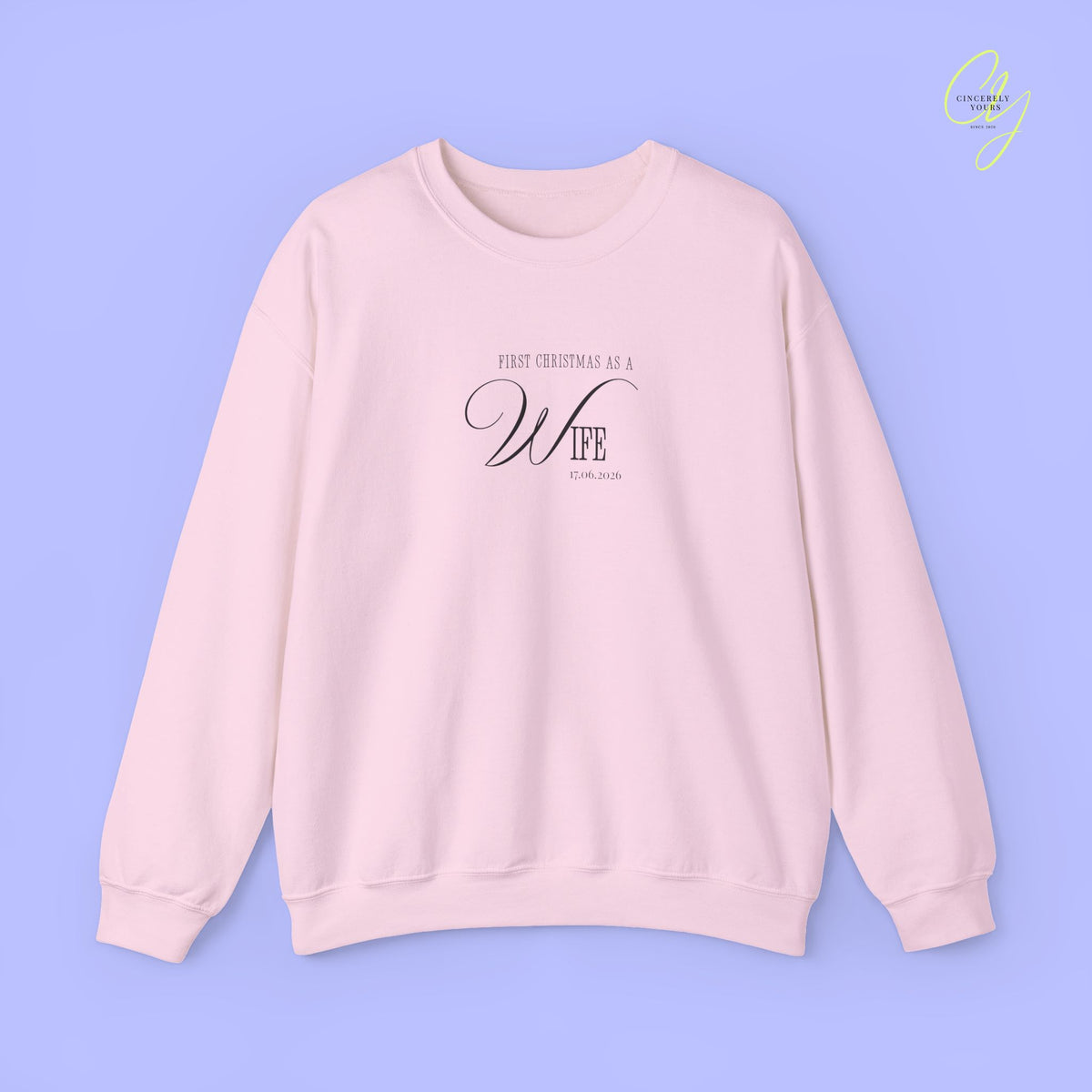 Bride Sweatshirt | First Christmas as a Wife