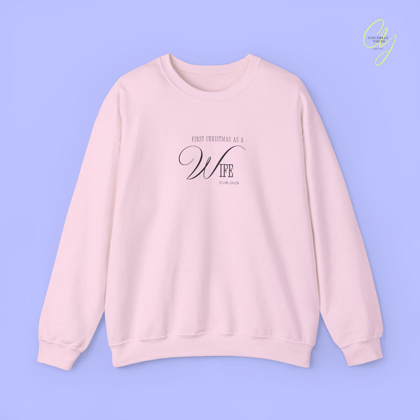 Bride Sweatshirt | First Christmas as a Wife