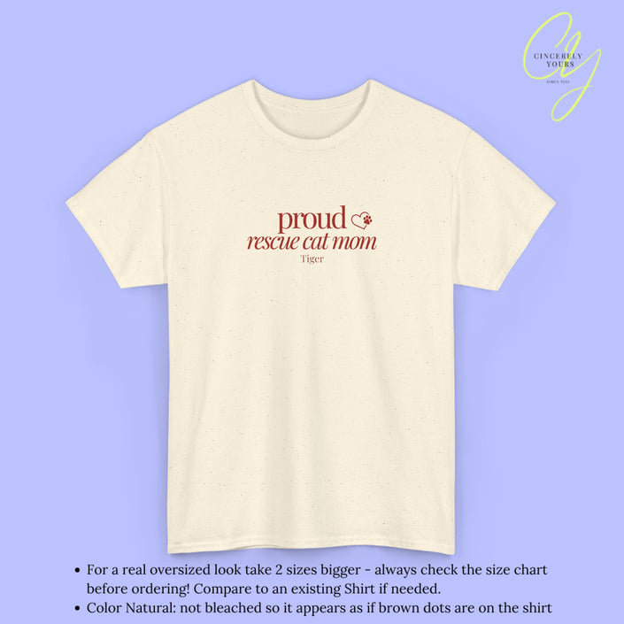 Cat Shirt | Proud rescue cat mom